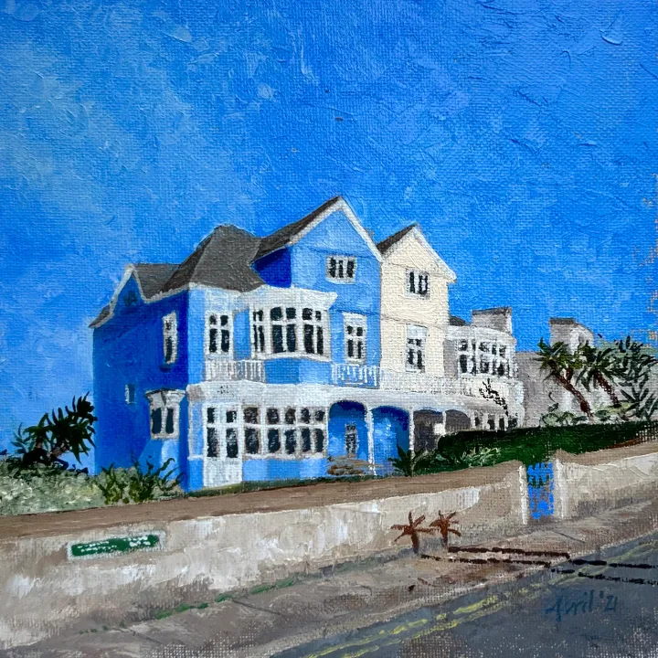 ‘Blue House’ no. 2 by Avril Murphy Allen