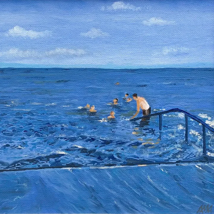 Spring Tide in Forty Foot by Avril Murphy Allen