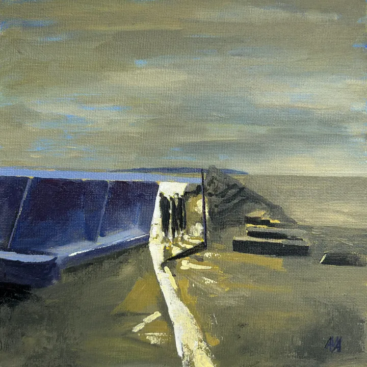 Painting of First Light at 40 Foot