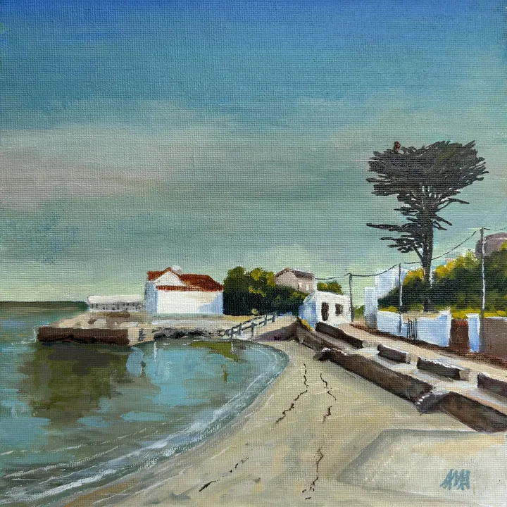 Painting of Sandycove Study 02